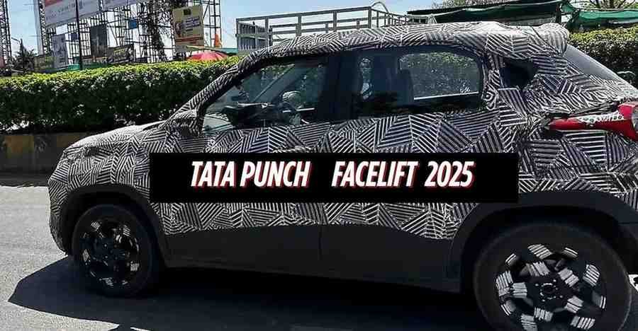 India’s Favourite SUV Tata punch facelift 2025 Gets a Design Upgrade – Spotted Testing.