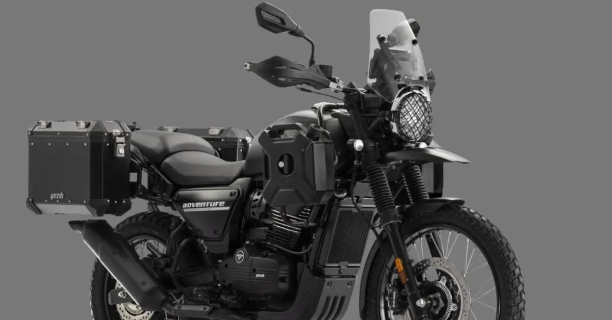 2025 Yezdi Adventure Launched at ₹2.15 Lakh with Updated Styling and New Looks.