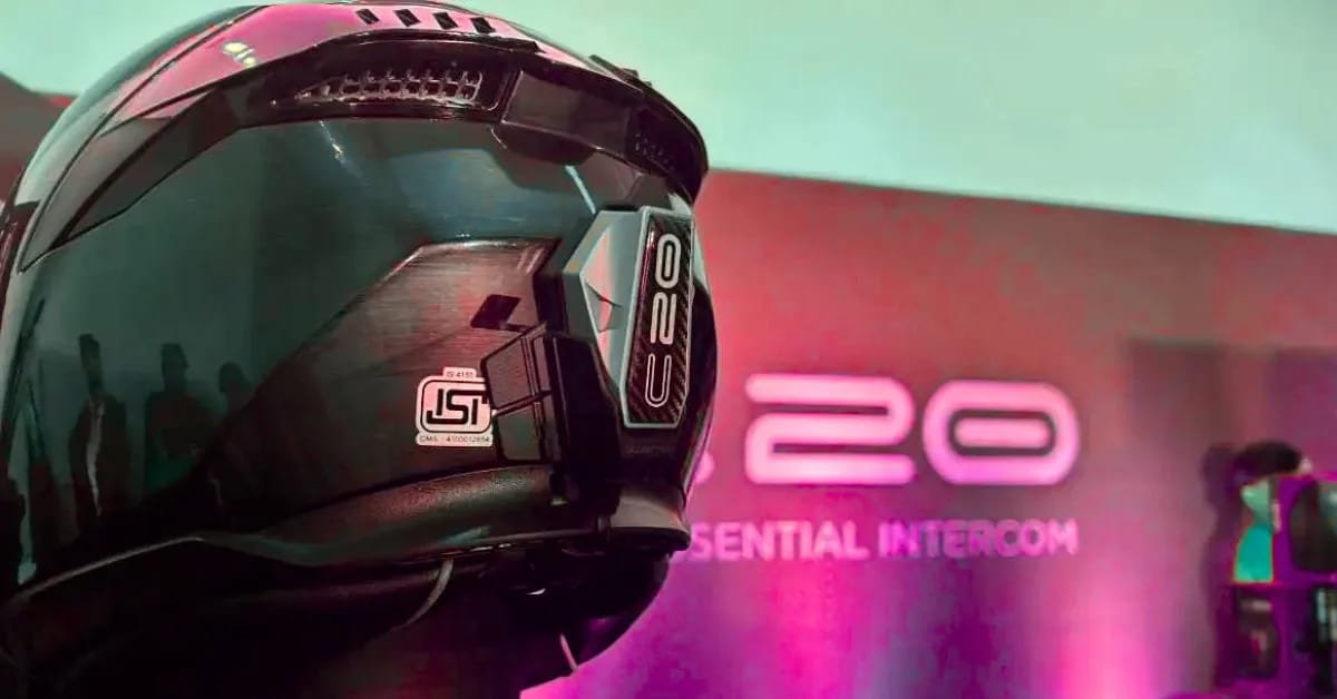 Blu Armor C20 Helmet Intercom Launched at ₹10K - Stay Connected on the Go.