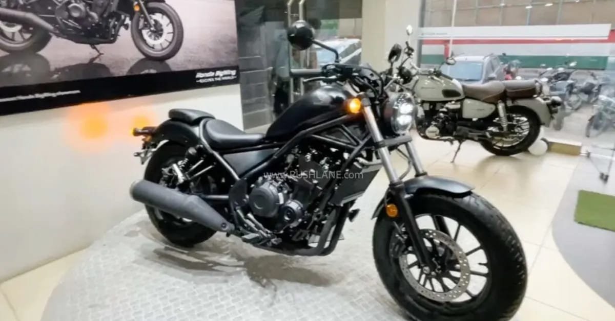 Honda Rebel 500 Cruiser Bike Reaches Dealerships - See First Look and Complete Details.