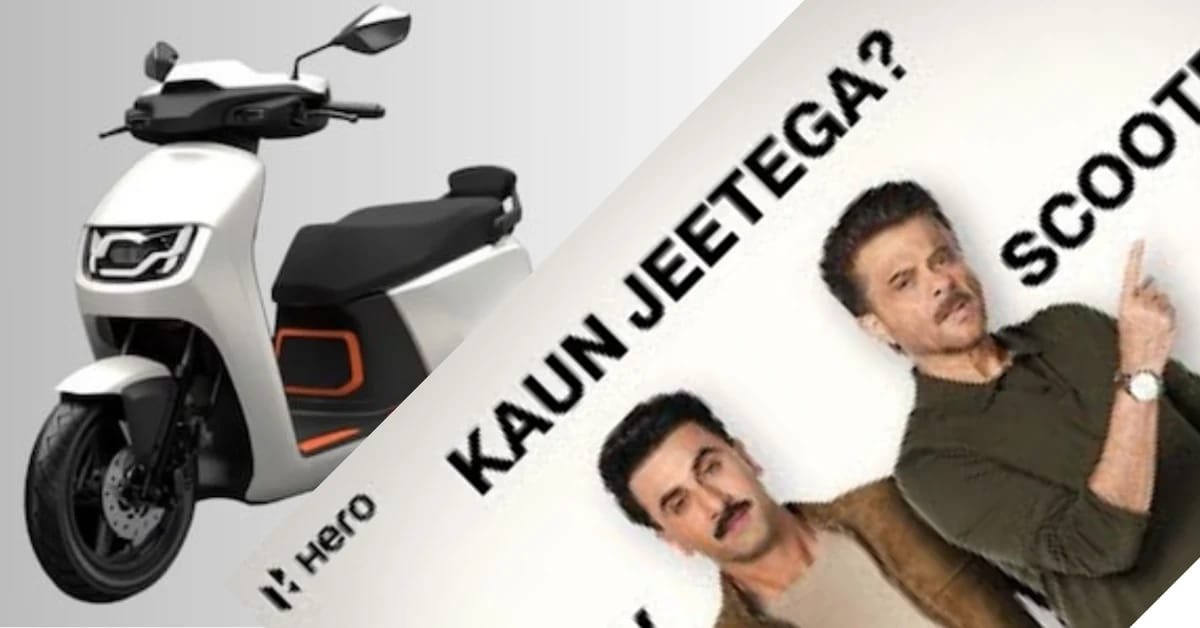 New Hero Vida VX2 EV Teaser Out - Featuring Ranbir Kapoor & Anil Kapoor.