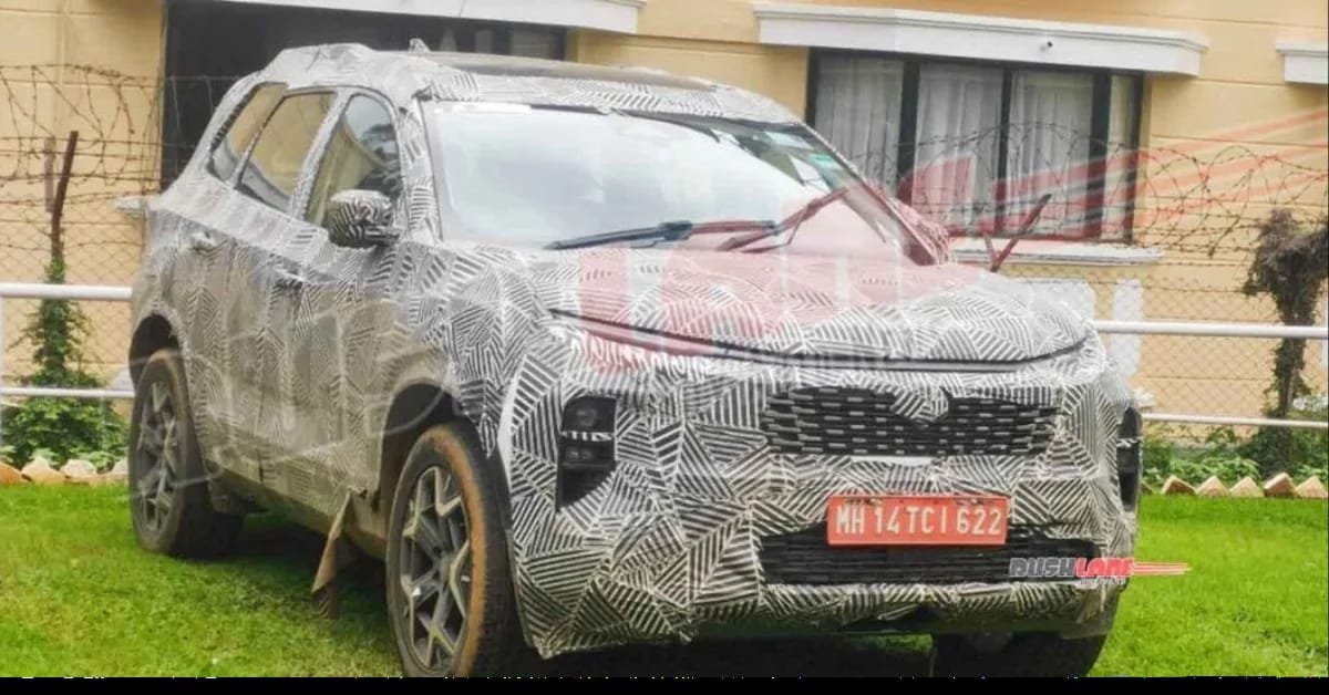 New Tata Safari Petrol Variant Spied in Test Trials Ahead of Official Launch - Full Details Inside.