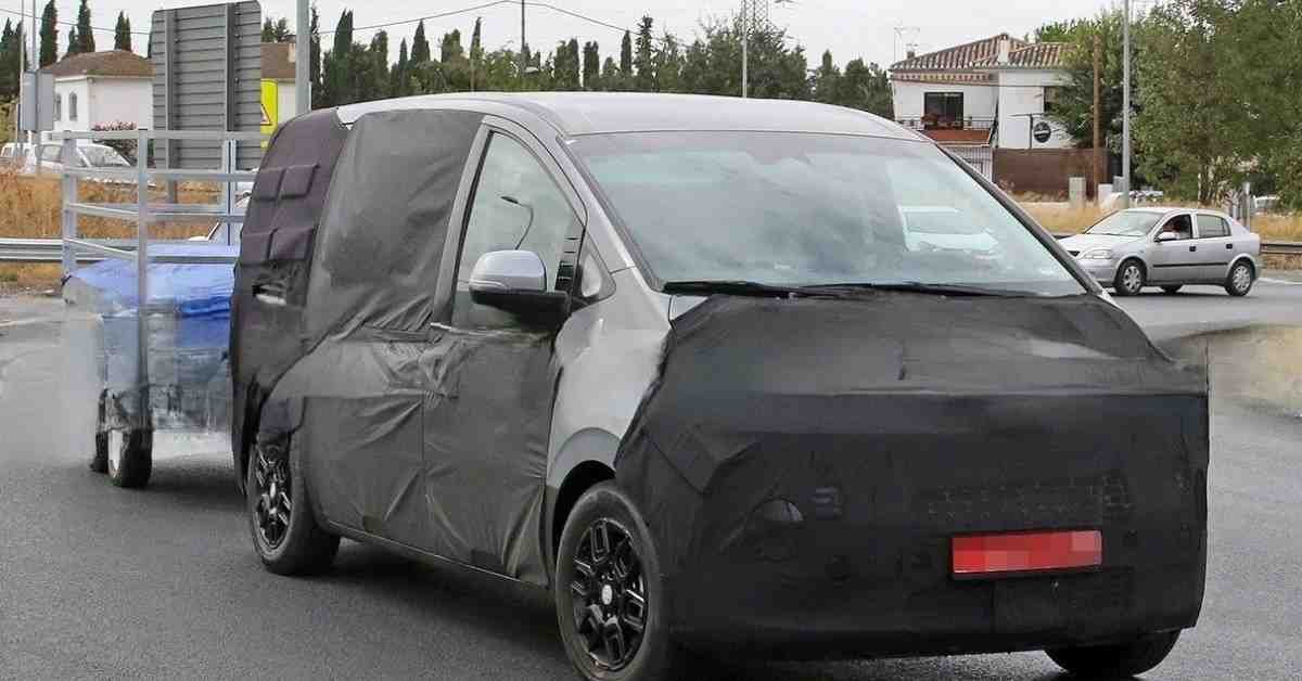 Upcoming Family Car Hyundai Staria Spied Ahead of Global Launch.