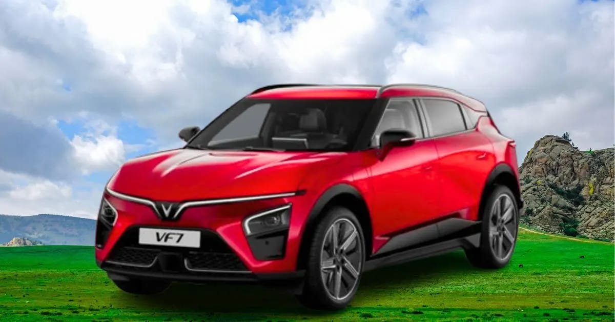 VinFast VF7 All-Electric SUV Spotted Testing on Indian Roads, Before Official Launch.