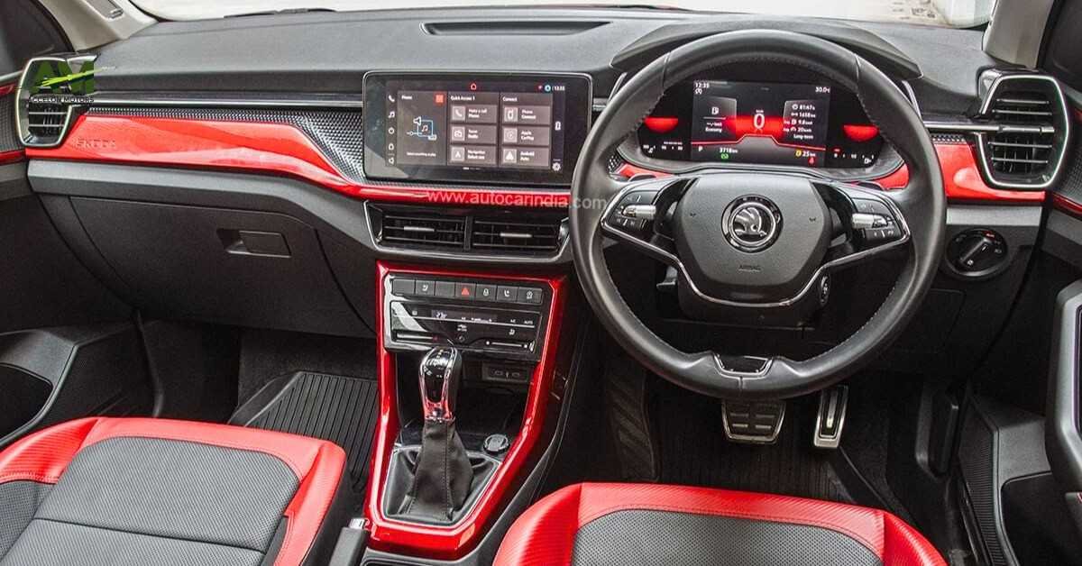 New-Gen Skoda Kushaq Facelift Spied Testing - Interior & Features: Finally, Level 2 ADAS Coming. New-Gen Skoda Kushaq Facelift Spied Testing - Interior & Features: Finally, Level 2 ADAS Coming.