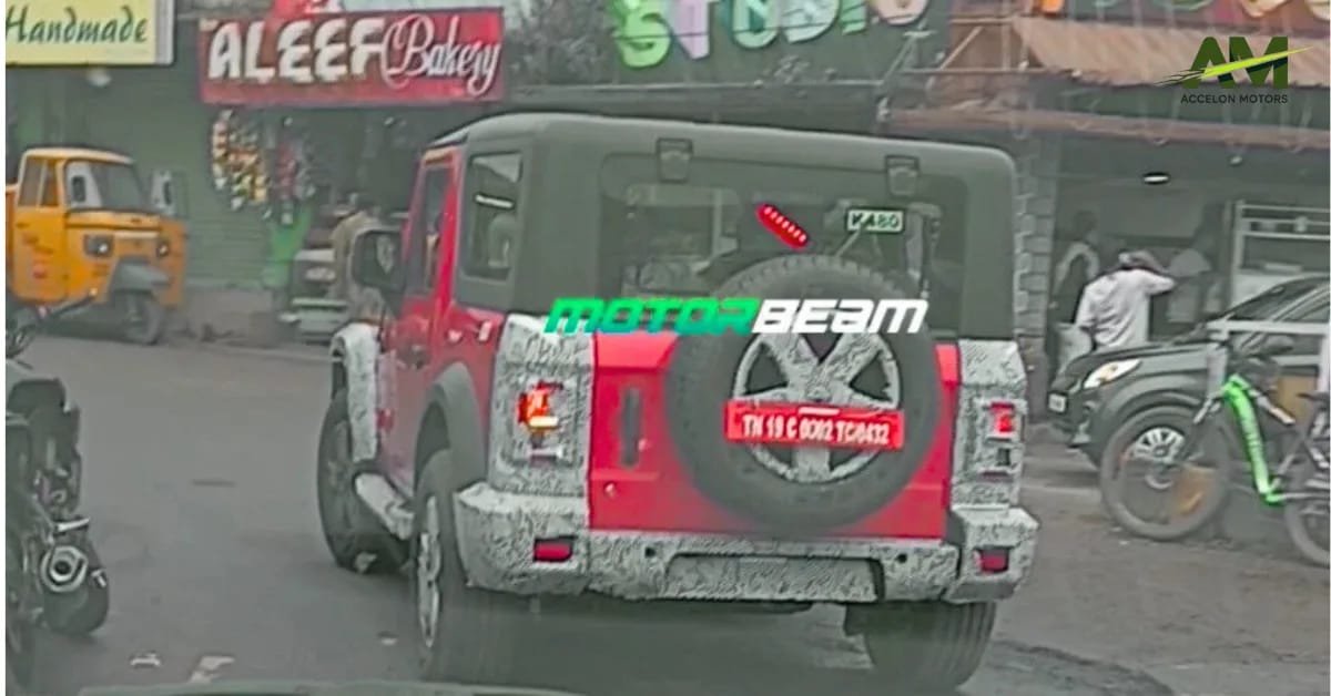 Mahindra Thar 3-Door Facelift Spied For The First Time - Design & New Features Leaked. Mahindra Thar 3-Door Facelift Spied For The First Time - Design & New Features Leaked.