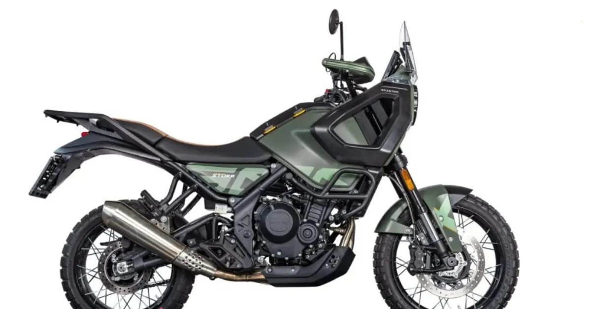 Brixton Crossfire 500 Storr Killer ADV Bike Spotted Testing in India Ahead of Launch  - Design & Style: Rugged Yet Striking.