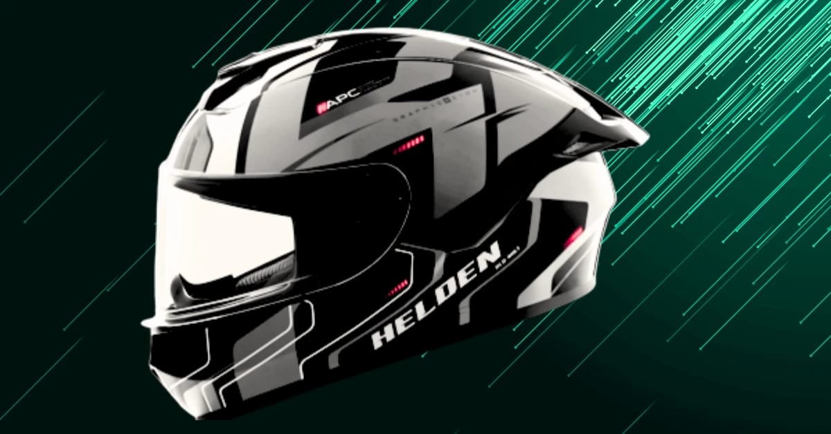 ReiseMoto Helden Helmet Design: Wide View and Aerodynamic Spoiler. ReiseMoto Helden Helmet Design: Wide View and Aerodynamic Spoiler.