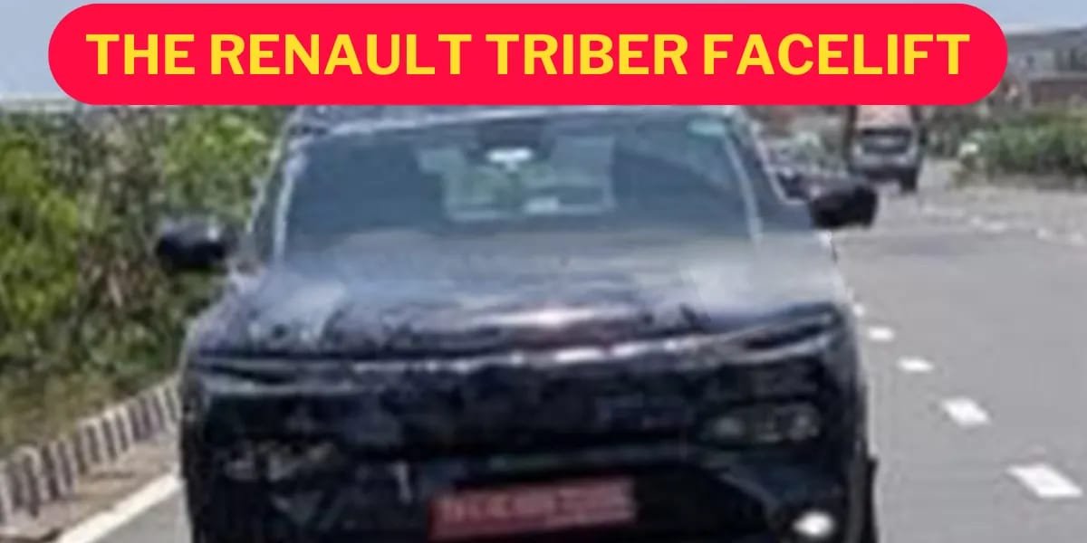 Renault Triber Facelift Spotted Testing: Fresh Changes Confirmed.